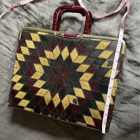 Vintage Snakeskin Doctor’s Bag Handbag - Picture 8 of 10
